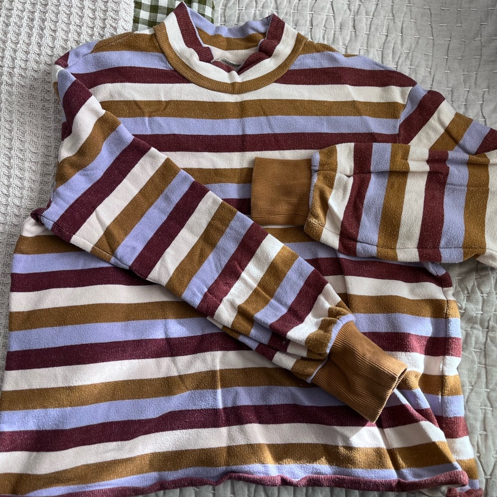Mile(s) by Madewell striped sweatshirt